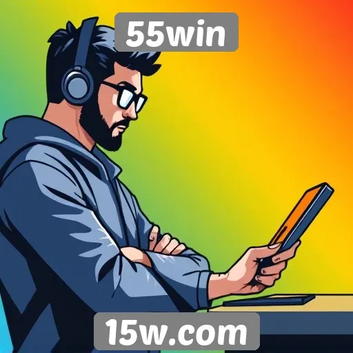 Experiência do usuário no site 55win